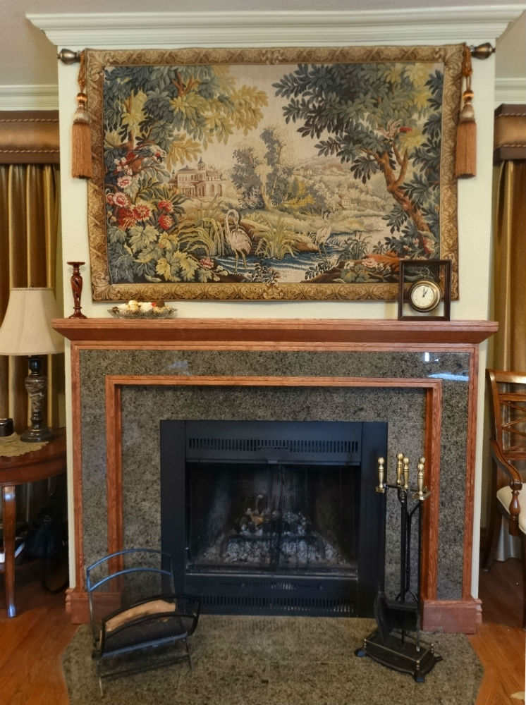 18th century Aubusson tapestry reproduction