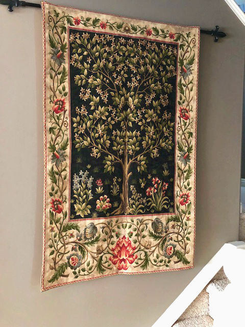 William Morris tapestries - Black Tree of Life tapestry