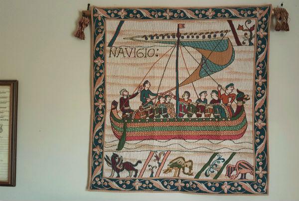 French tapestry wallhanging - Bayeux