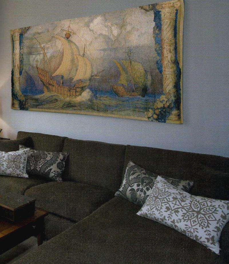 Maritime tapestries - Caravelle ship tapestry