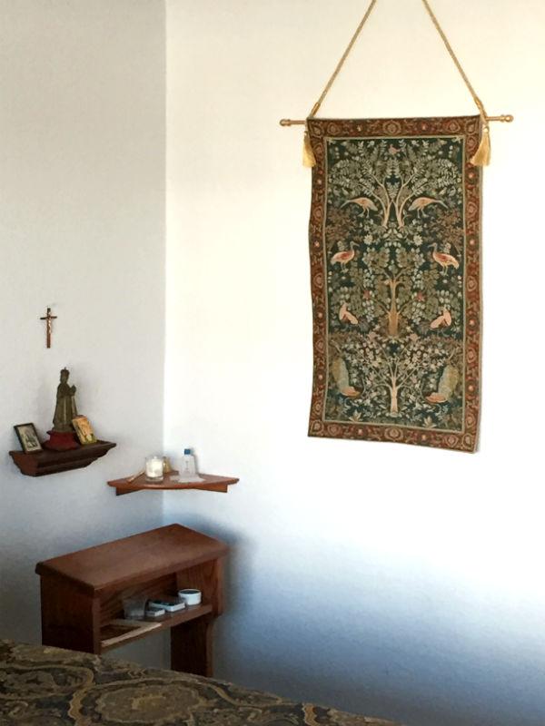 Mille fleurs tapestry wallhanging