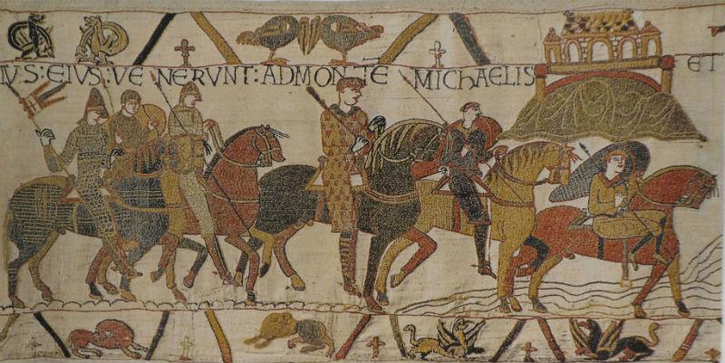 Mont St. Michel on The Bayeux Tapestry