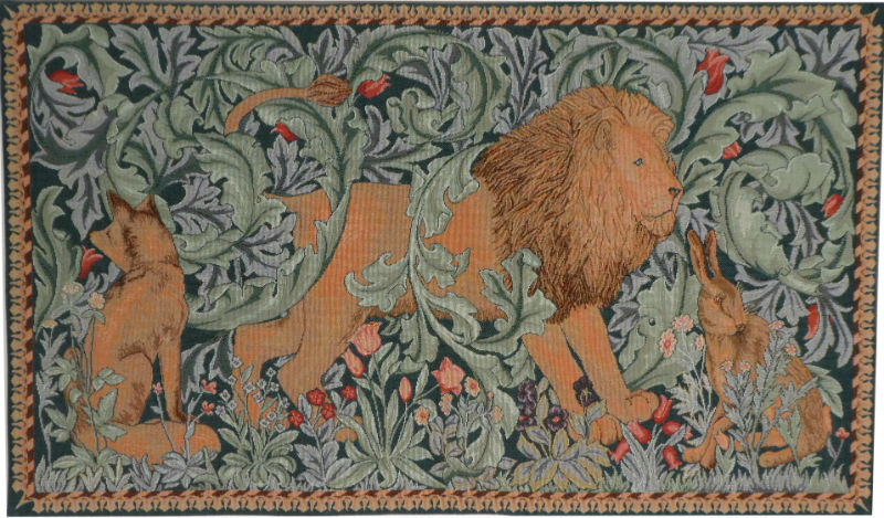 The Forest Tapestry - Lion - small size
